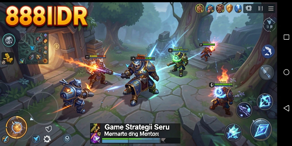 Tampilan gameplay menarik dari 888IDR dengan strategi yang mendebarkan.