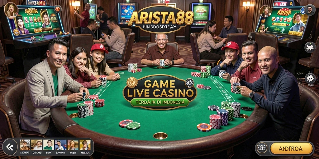 Gameplay Live Casino yang seru dan interaktif di ARISTA88.