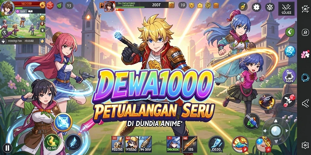 Pengalaman gameplay seru di dunia anime yang penuh warna.