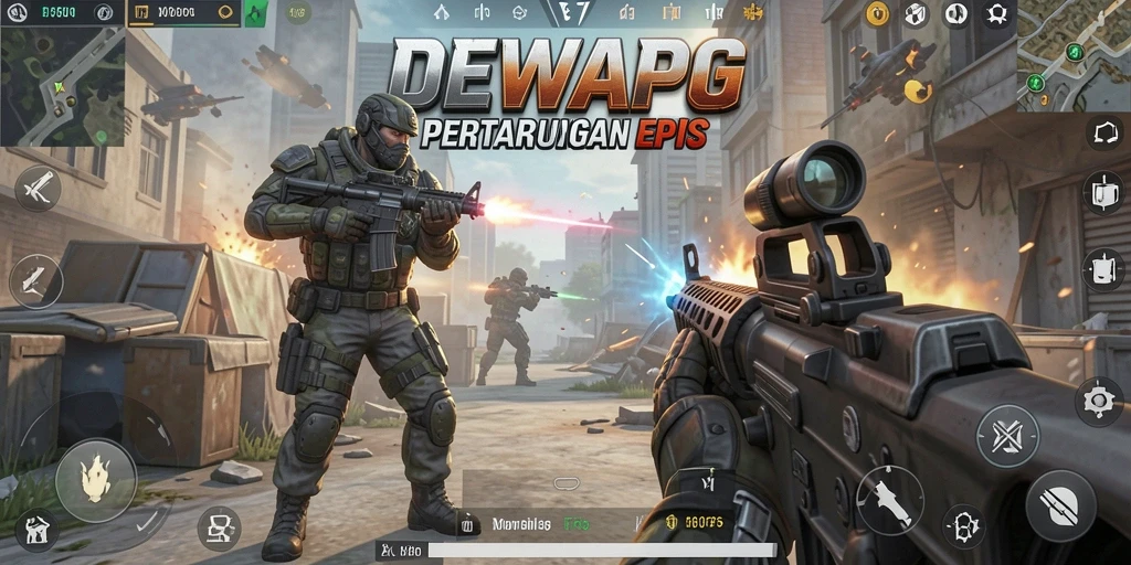 Gameplay mendebarkan dari DEWAPG dengan aksi FPS yang intens.