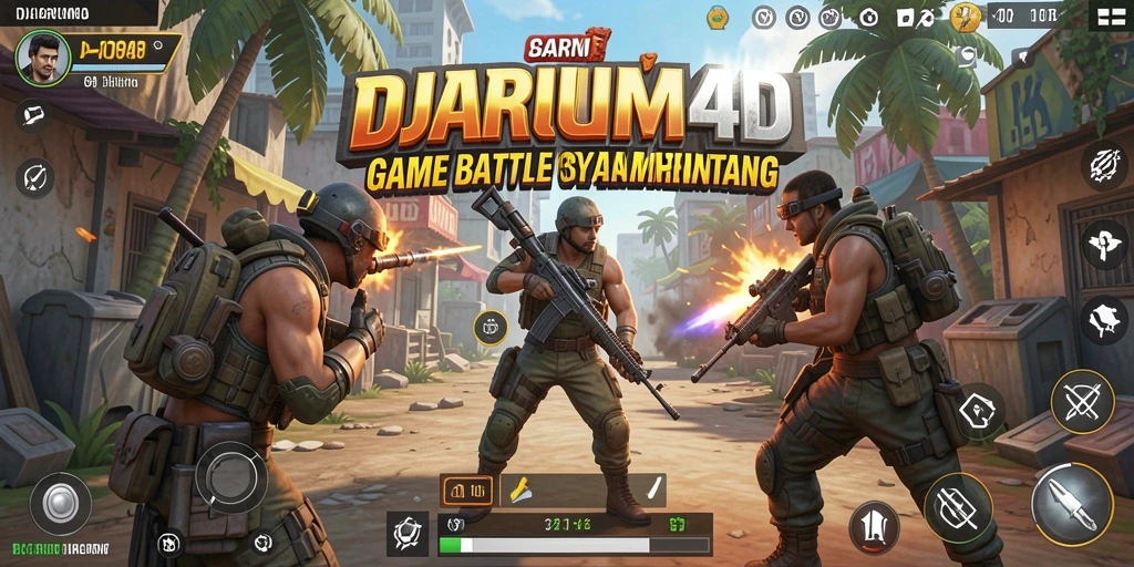 Tampilan gameplay seru dari DJARUM4D dengan aksi pertarungan intens.