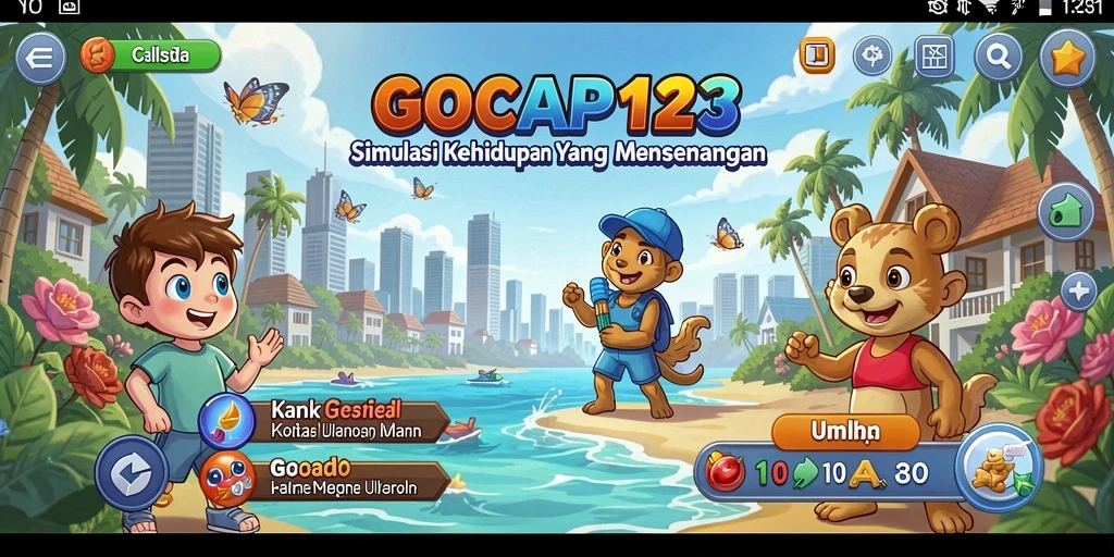 Tampilan gameplay GOCAP123 yang menarik dan interaktif.