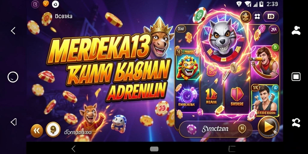 Tampilan utama gameplay MERDEKA138 dengan berbagai permainan Kasino yang menarik.