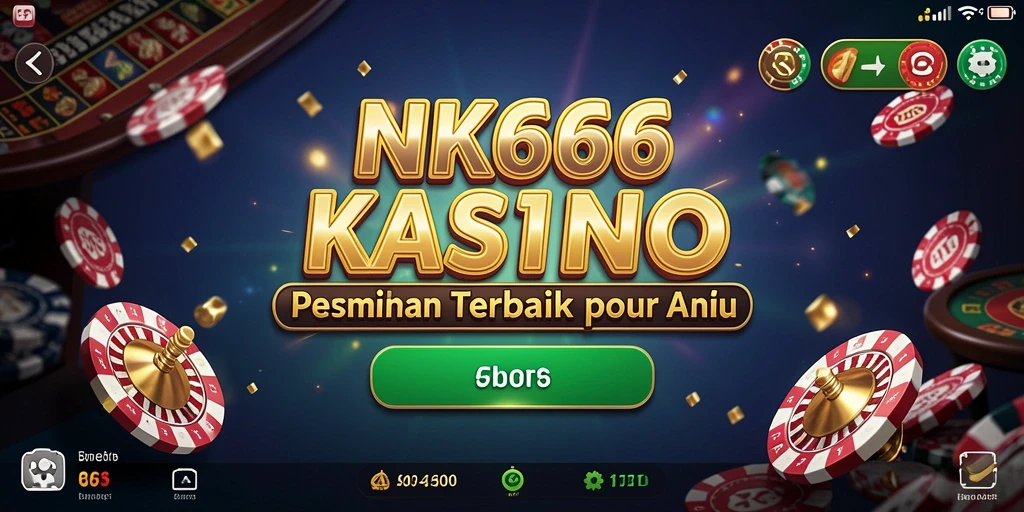 Screenshot gameplay NK666 yang menampilkan serunya permainan Kasino.