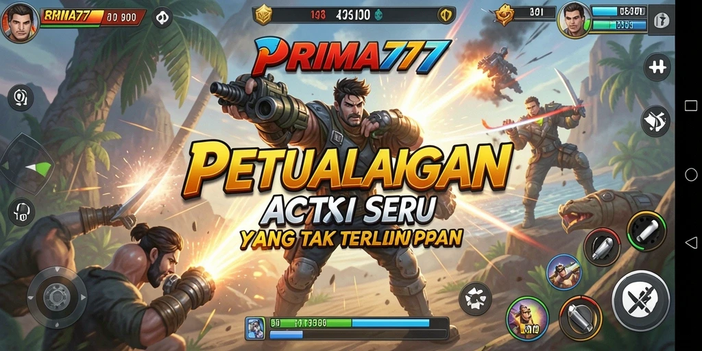 Tampilan seru dari gameplay PRIMA77 yang mendebarkan.