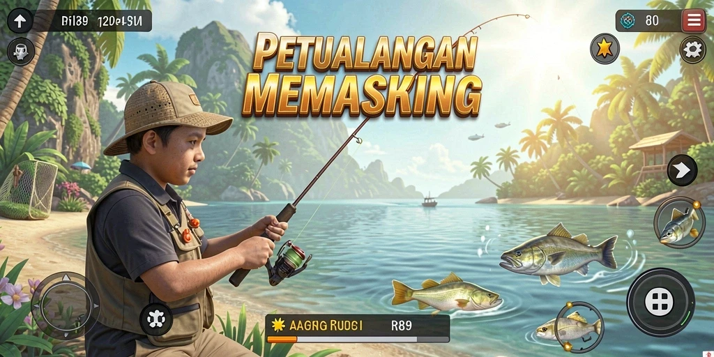 Tangkapan ikan besar dalam gameplay RR89 yang mendebarkan.