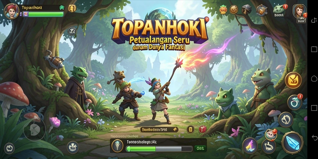 Tampilkan momen menegangkan dari gameplay TOPANHOKI.